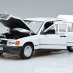 Mercedes 190 E W201 Hvid Norev 1:18 183820 Metal - image 2 of 7