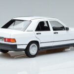 Mercedes 190 E W201 Hvid Norev 1:18 183820 Metal - image 3 of 7