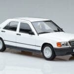Mercedes 190 E W201 Hvid Norev 1:18 183820 Metal - image 5 of 7