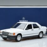 Mercedes 190 E W201 Hvid Norev 1:18 183820 Metal - image 7 of 7