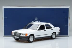 Mercedes 190 E W201 Hvid Norev 1:18 183820 Metal — billede 7 af 7