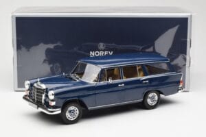 Mercedes 200 Universal W115 Blå Norev 1:18 183599 Metal — billede 8 af 8