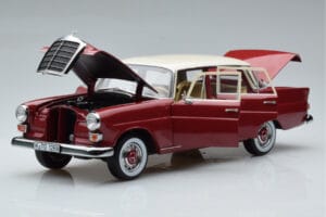 Mercedes 200 W110 Rød Norev 1:18 183706 Metal — billede 2 af 7