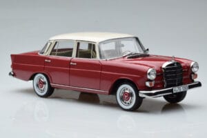 Mercedes 200 W110 Rød Norev 1:18 183706 Metal — billede 6 af 7