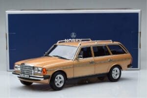 Mercedes 200T S123 AMG Package Beige Norev 1:18 183739 Metal — billede 9 af 9