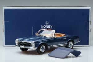 Mercedes 230 SL W113 Pagoda Blå Begrænset Udgave Norev 1:18 183767 Metal — billede 8 af 8
