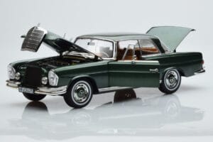 Mercedes 250 SE Coupe W111 Grøn Metallic Begrænset Udgave Norev 1:18 183764 Metal — billede 2 af 7