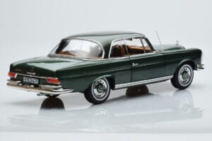 Mercedes 250 SE Coupe W111 Grøn Metallic Begrænset Udgave Norev 1:18 183764 Metal — billede 3 af 7