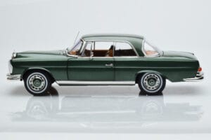 Mercedes 250 SE Coupe W111 Grøn Metallic Begrænset Udgave Norev 1:18 183764 Metal — billede 4 af 7