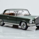 Mercedes 250 SE Coupe W111 Grøn Metallic Begrænset Udgave Norev 1:18 183764 Metal - image 5 of 7
