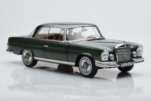 Mercedes 250 SE Coupe W111 Grøn Metallic Begrænset Udgave Norev 1:18 183764 Metal — billede 5 af 7