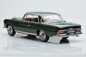 Mercedes 250 SE Coupe W111 Grøn Metallic Begrænset Udgave Norev 1:18 183764 Metal — billede 6 af 7