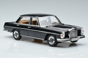 Mercedes 280 SE W108 Sort Norev 1:18 183762 Metal — billede 5 af 7