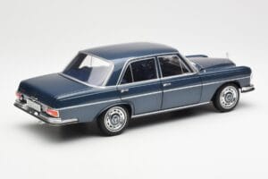 Mercedes 280 SE W108 Mørkeblå Metallic Norev 1:18 183534 Metal — billede 3 af 8