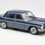 Mercedes 280 SE W108 Mørkeblå Metallic Norev 1:18 183534 - image 6 of 8
