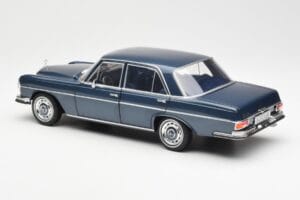 Mercedes 280 SE W108 Mørkeblå Metallic Norev 1:18 183534 Metal — billede 7 af 8