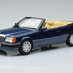 Mercedes 300 CE-24 A124 Cabriolet Nautical Blå Begrænset Udgave Norev 1:18 183879 Metal