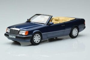 Mercedes 300 CE-24 A124 Cabriolet Nautical Blå Begrænset Udgave Norev 1:18 183879 Metal