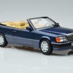 Mercedes 300 CE-24 A124 Cabriolet Nautical Blå Begrænset Udgave Norev 1:18 183879 Metal - image 5 of 7