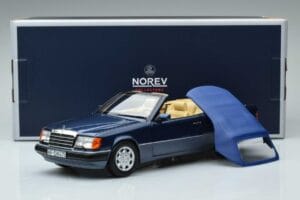 Mercedes 300 CE-24 A124 Cabriolet Nautical Blå Begrænset Udgave Norev 1:18 183879 Metal — billede 7 af 7