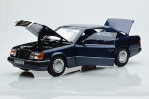 Mercedes 300 CE-24 C124 Coupe Nautical Blå Begrænset Udgave Norev 1:18 183882 Metal — billede 2 af 7