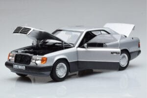 Mercedes 300 CE-24 C124 Coupe Sølv Norev 1:18 183880 Metal — billede 2 af 7