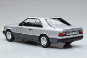 Mercedes 300 CE-24 C124 Coupe Sølv Norev 1:18 183880 Metal — billede 6 af 7
