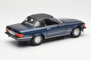 Mercedes 300 SL R107 Nautisk Blå Norev 1:18 183466 Metal — billede 3 af 8