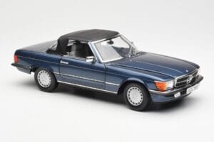Mercedes 300 SL R107 Nautisk Blå Norev 1:18 183466 Metal — billede 6 af 8