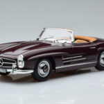 Mercedes 300 SL W198 Roadster Rød Norev 1:18