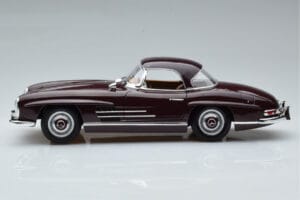 Mercedes 300 SL W198 Roadster Rød Norev 1:18 183891 Metal — billede 4 af 8