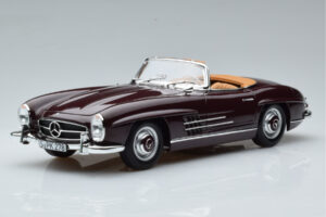 Mercedes 300 SL W198 Roadster Rød Norev 1:18