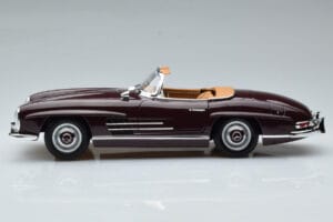 Mercedes 300 SL W198 Roadster Rød Norev 1:18 183891 Metal — billede 5 af 8
