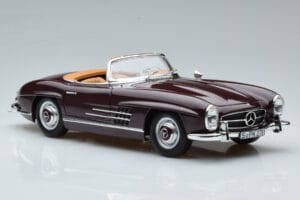 Mercedes 300 SL W198 Roadster Rød Norev 1:18 183891 Metal — billede 6 af 8