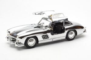 Mercedes 300 SL W198 Krom Minichamps 1:18 B66040645 Metal — billede 2 af 8
