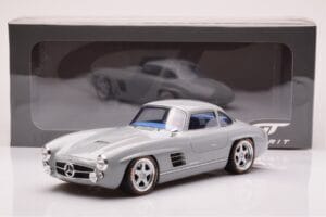 Mercedes 300 SL W198 Gullwing By S-Klub Grå GT Spirit 1:18 GT418 Resin — billede 6 af 6
