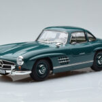 Mercedes 300 SL W198 Gullwing Grøn Norev 1:18