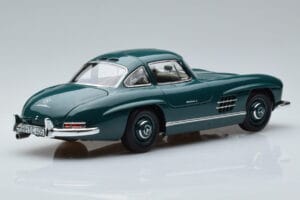 Mercedes 300 SL W198 Gullwing Grøn Norev 1:18 183851 Metal — billede 3 af 7