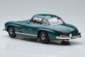 Mercedes 300 SL W198 Gullwing Grøn Norev 1:18 183851 Metal — billede 6 af 7