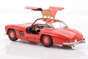Mercedes 300 SL W198 Gullwing Rød Minichamps 1:18 110037211 Metal — billede 5 af 8
