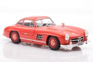 Mercedes 300 SL W198 Gullwing Rød Minichamps 1:18 110037211 Metal — billede 6 af 8