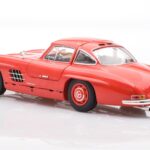 Mercedes 300 SL W198 Gullwing Rød Minichamps 1:18 - image 7 of 8