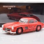 Mercedes 300 SL W198 Gullwing Rød Minichamps 1:18 - image 8 of 8