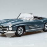 Mercedes 300 SL W198 Roadster Blå Norev 1:18