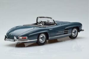Mercedes 300 SL W198 Roadster Blå Norev 1:18 B66040668 Metal — billede 3 af 9