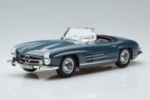 Mercedes 300 SL W198 Roadster Blå Norev 1:18