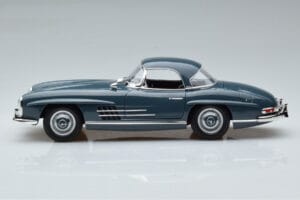 Mercedes 300 SL W198 Roadster Blå Norev 1:18 B66040668 Metal — billede 5 af 9