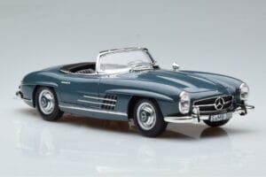 Mercedes 300 SL W198 Roadster Blå Norev 1:18 B66040668 Metal — billede 7 af 9