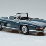 Mercedes 300 SL W198 Roadster Blå Norev 1:18 - image 8 of 9