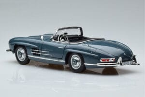 Mercedes 300 SL W198 Roadster Blå Norev 1:18 B66040668 Metal — billede 8 af 9